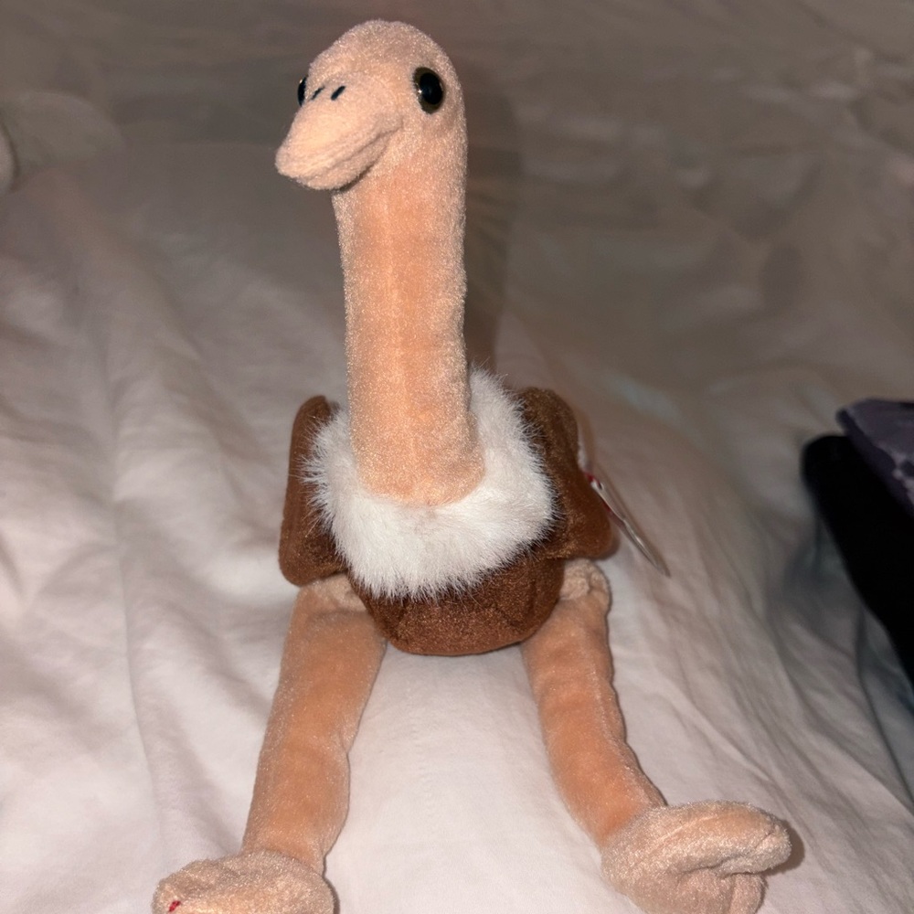 Stretch the Ostrich Ty Beanie Baby